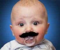 Moustache Pacifier