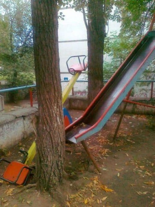 slide-into-tree