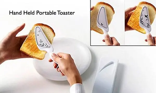 hand held portable toaster