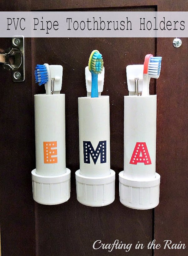 pvc-pipe-toothbrush-holders