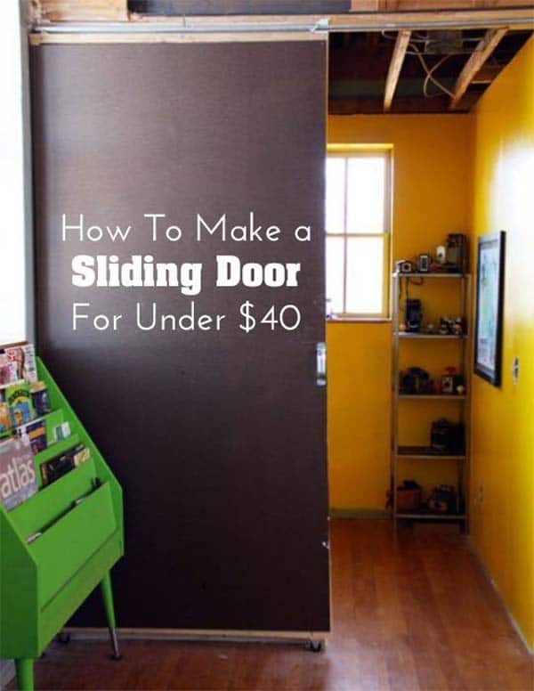 sliding door room divider