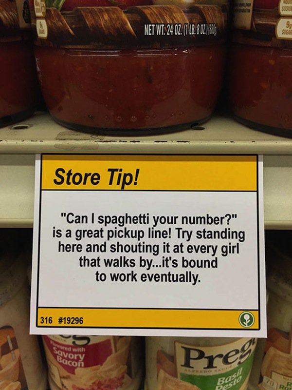 These Funny Notes This Man Left In A Grocery Store Will Make Your Day