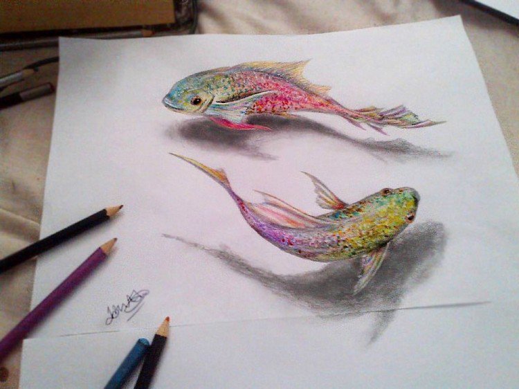 Iantha Naicker Creates Beautiful 3D Drawings