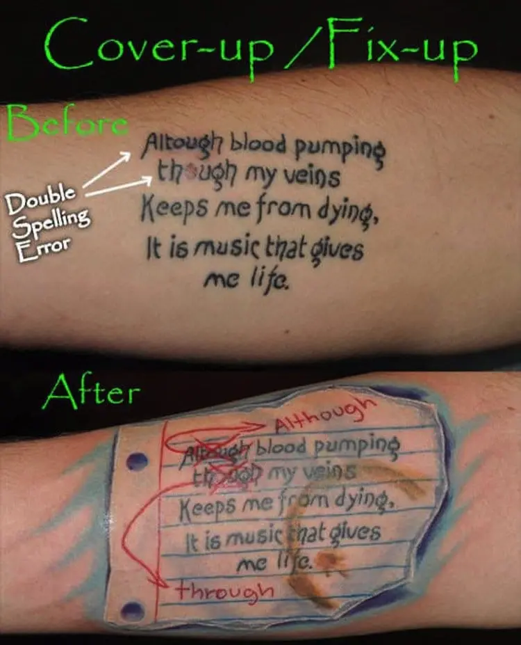 16 Bad Tattoos That Were Covered Up Amazingly Well