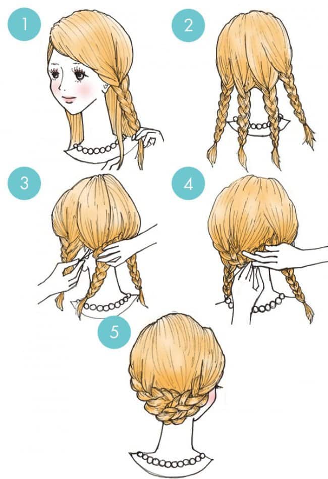 20 Easy And Cute Hairstyles That Can Be Done In Just A Few