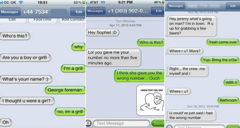 12 Funny Wrong Number Texts That Will Make You Lol