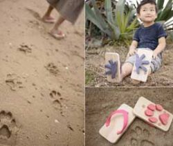 Animal Footprint Sandals
