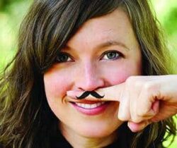 Fingerstache Temporary Tattoo