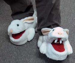 Killer Rabbit Slippers