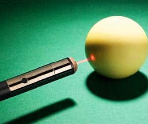 Laser Guided Pool Cue
