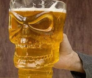 Skull Beer Pitcher