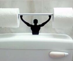 Strong Man Tissue Paper Holder