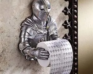 Knight Toilet Paper Holder