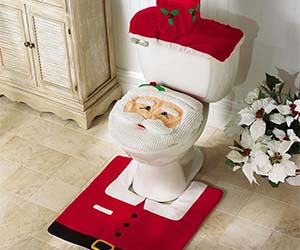 Santa Claus Toilet Cover