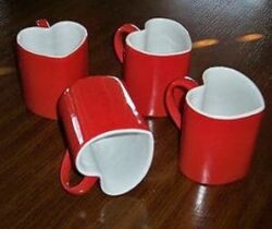 Heart Shaped Mugs