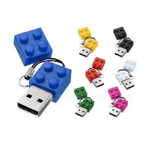 bent Dam renæssance Lego Brick USB Drive