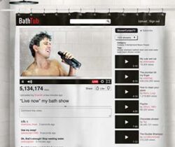 YouTube Video Shower Curtain