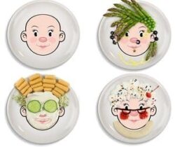 Face Food Plates