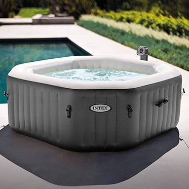 inflatable outdoor hot tub