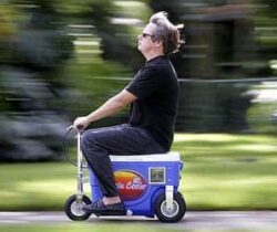 Motorized Cooler Scooter