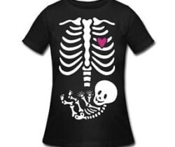 Skeleton Maternity T-Shirt