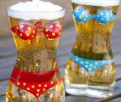 Bikini beer mug
