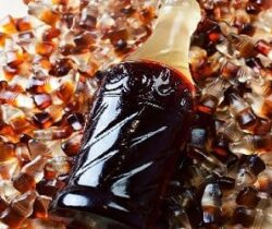 giant gummy cola bottle