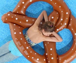 inflatable pretzel