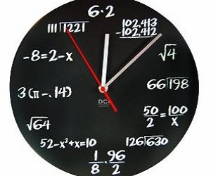 mathematics clock