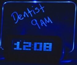 message alarm clock
