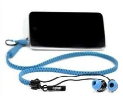 Anti Tangle Zip Up Earphones