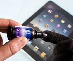 touchscreen glove liquid