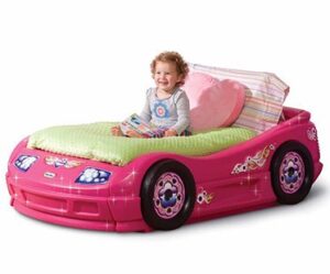 PINK-CAR-TODDLER-BED