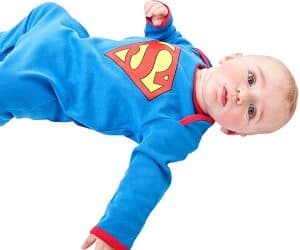 Superman baby onesie