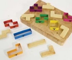 Tetris cookie cutters