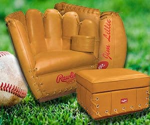 baseball glove chair