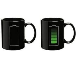 Heat Changing Battery Mug