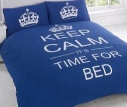 keep calm bedding set