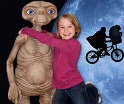 life-size ET replica