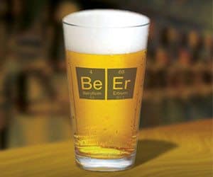 periodic beer glass