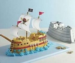 pirate ship cake pan