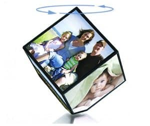 rotating photo cube