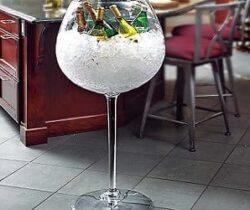 Giant wine glass cooler