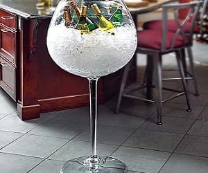 Giant wine glass cooler