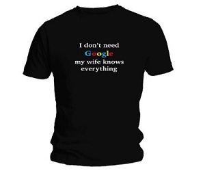 I don't need google t-shirt