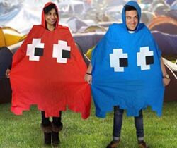 Pac-Man ghost poncho