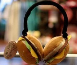 cheeseburger earmuffs