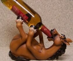 drunken horse bottle holder