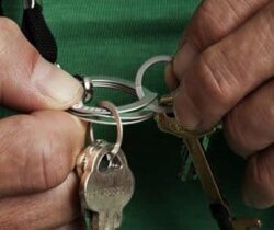 easy open key ring