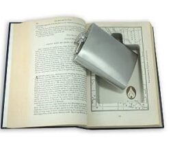 hidden flask book safe
